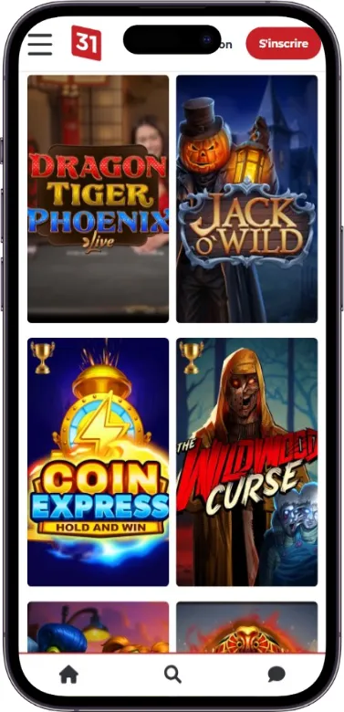 Lucky31 Casino jue
